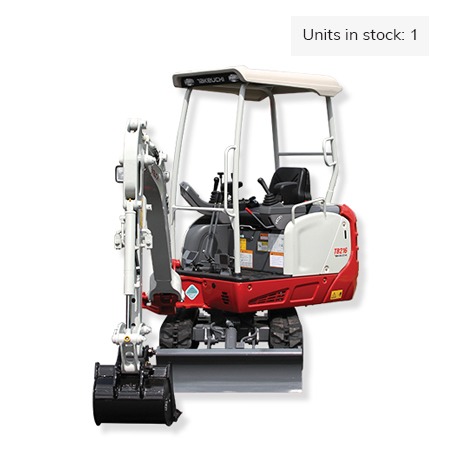 Takeuchi TB216 Compact Excavator in stock at Luby Equipment