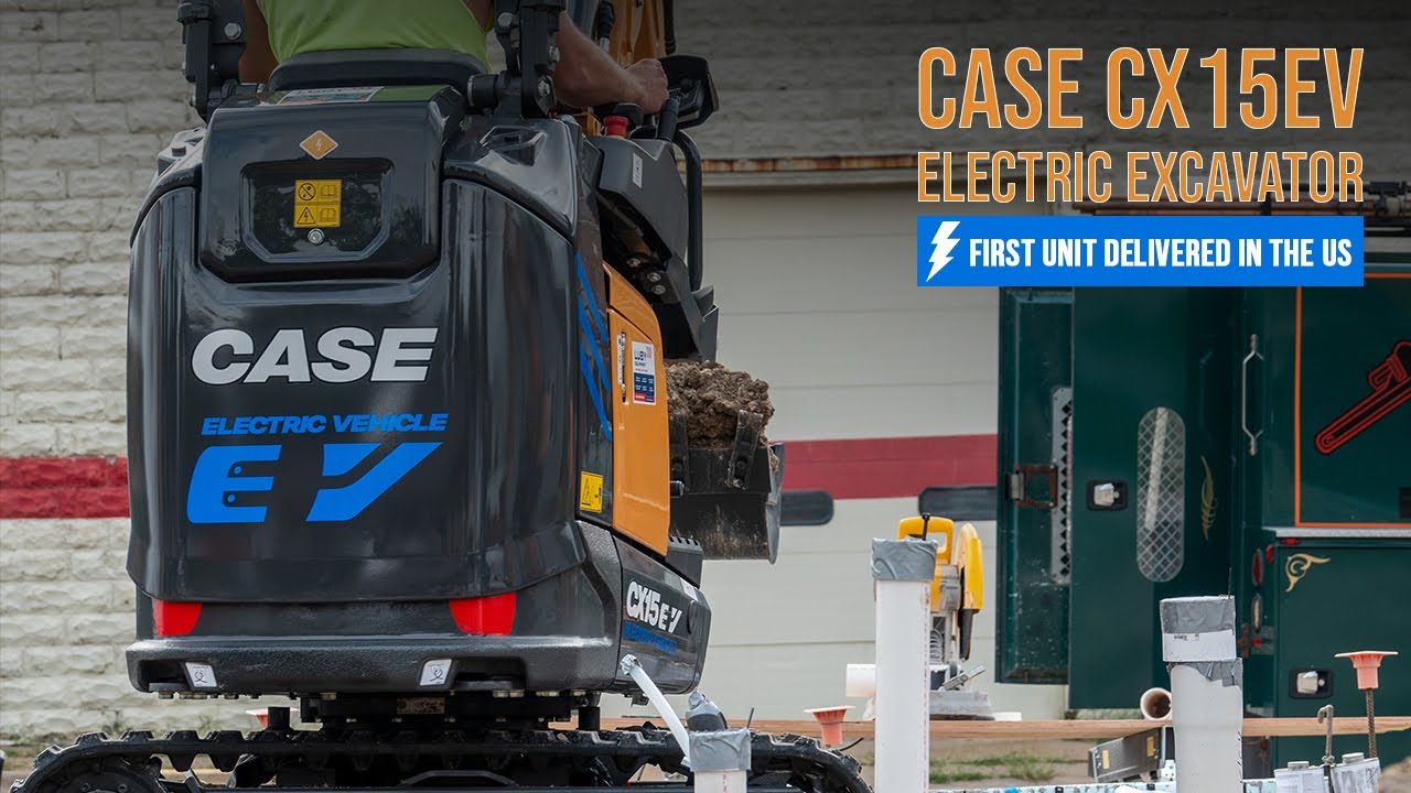 Introducing the First CASE CX15EV Electric Excavator in the US!