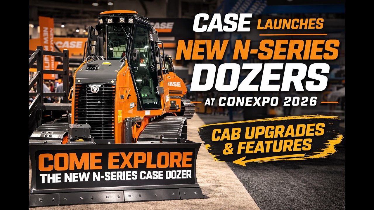 CASE Launches New N-Series Dozers at ConExpo 2026 | Cab Upgrades & Features