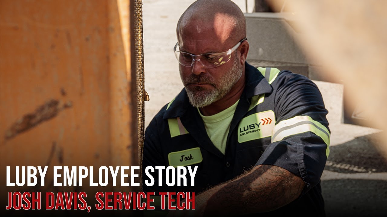 A ride along with Luby Equipment Service Technician, Josh Davis