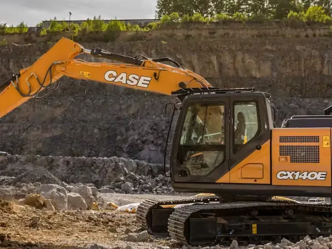 CASE CX140E Full-Size Excavator
