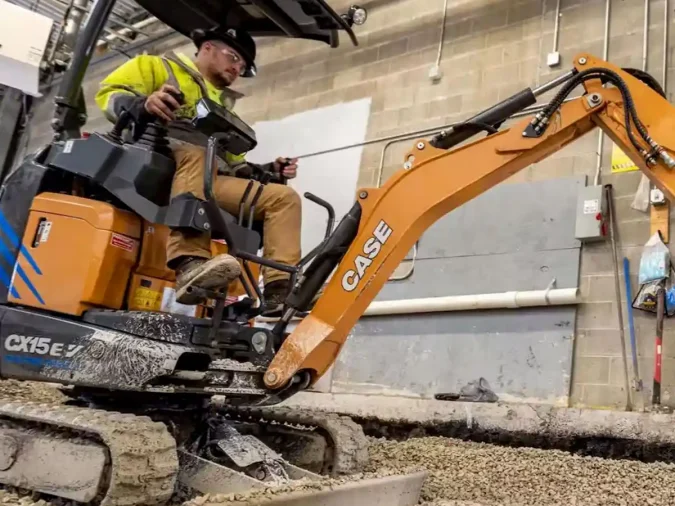 CASE CX15EV Electrified Mini Excavator