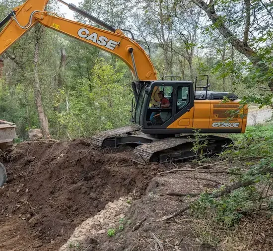 CASE CX260E Full-Size Excavator