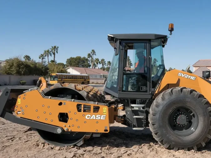 CASE SV211E Single Drum Vibratory Roller