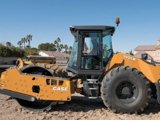 CASE SV213E Single Drum Vibratory Roller