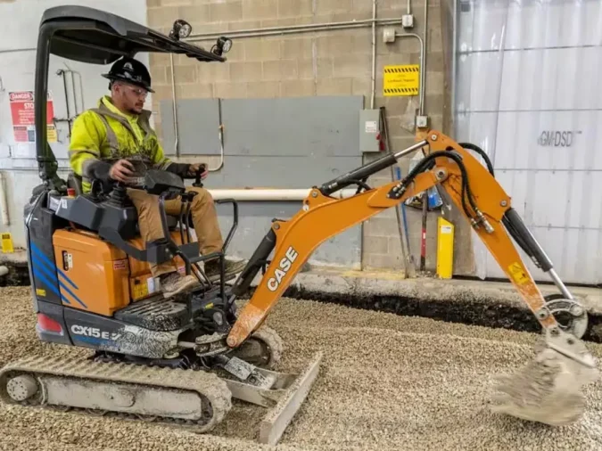 CASE CX15EV Electrified Mini Excavator