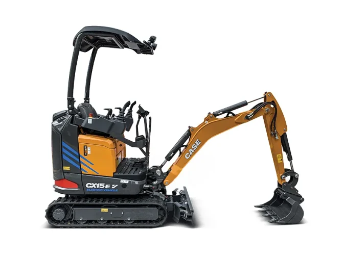 cx15ev electrified mini excavator