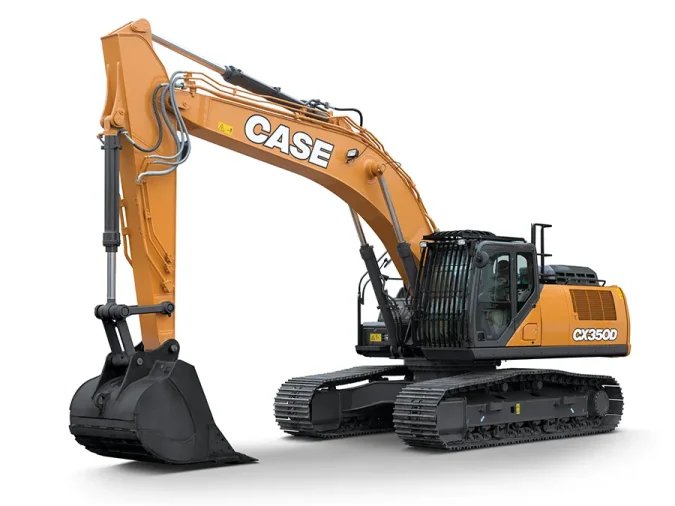 case full size excavator cx350d