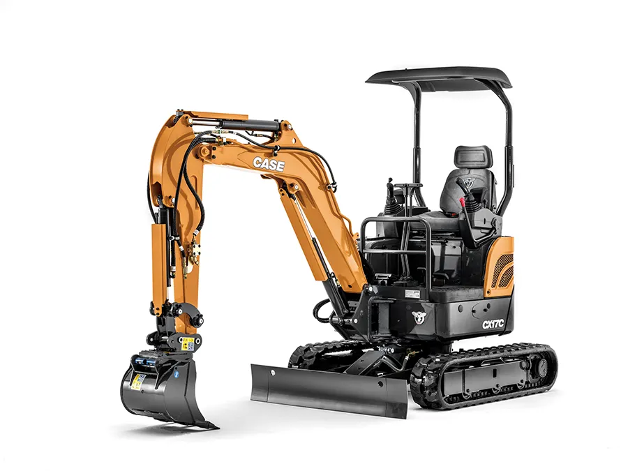 case mini excavator cx17
