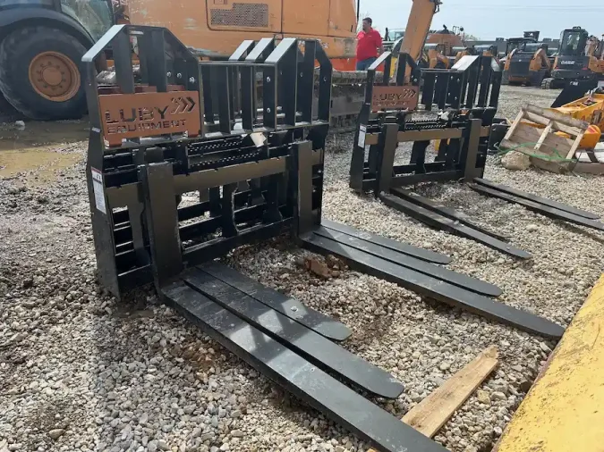 48" Virnig Wide Rail Pallet Forks - WPF4862