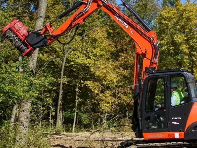 Fecon Bullhog Excavator Mulching Head 3.5-10 Ton Attachment