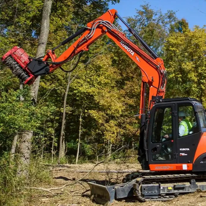 Fecon Bullhog Excavator Mulching Head 3.5-10 Ton Attachment