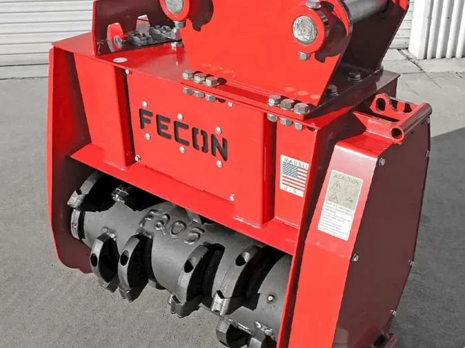 Fecon Bullhog Excavator Mulching Head 8-15 Ton Attachment
