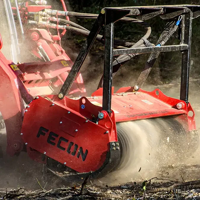 Fecon Bullhog High Flow Skid Steer Mulching Attachment