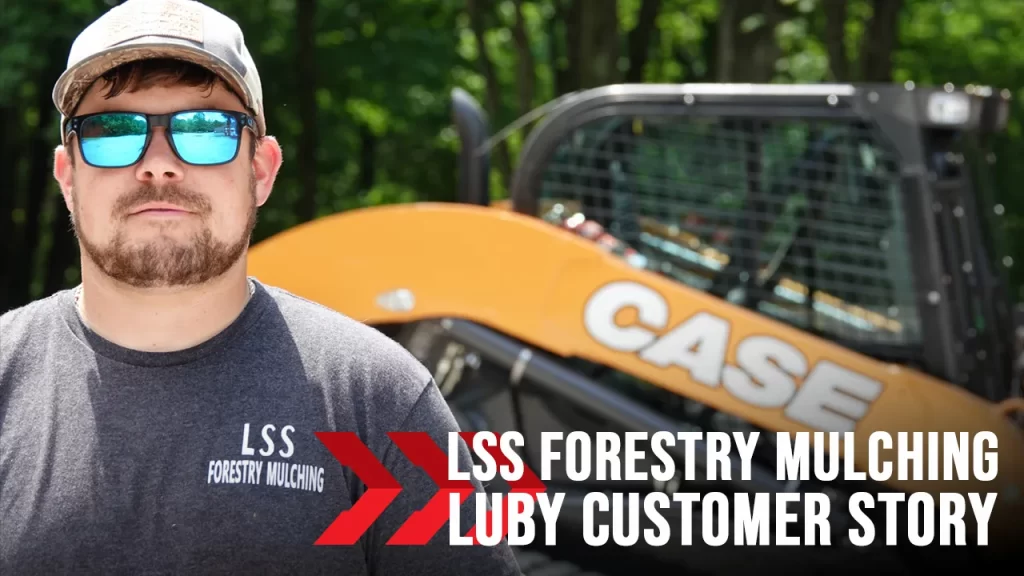 LSS Forestry Mulching - CASE TV450B with Fecon Mulcher