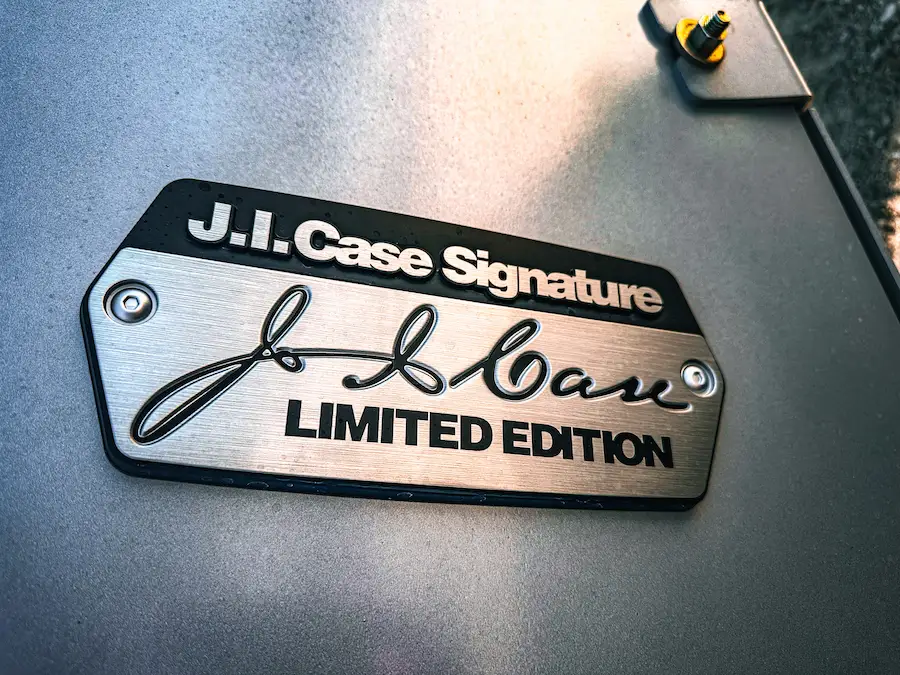 The J.I. CASE Limited Signature Edition Backhoe Loader