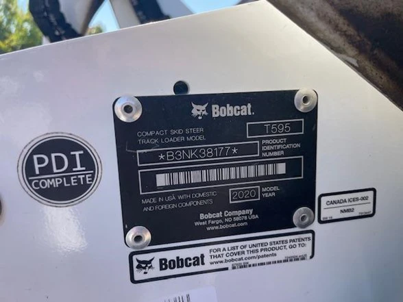 2020 Bobcat T595 Track Loader