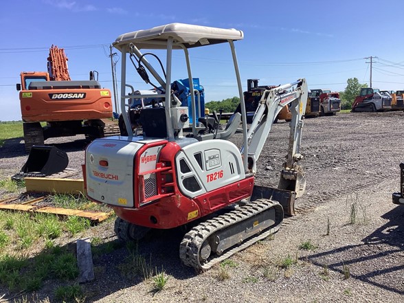 2022 Takeuchi TB216H Hybrid Compact Excavator - 216102977