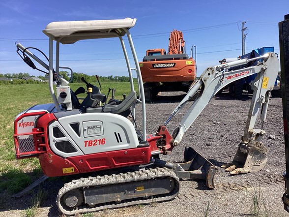 2022 Takeuchi TB216H Hybrid Compact Excavator - 216102977