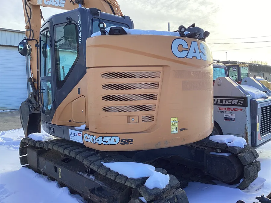CASE 145D SR Full Size Excavator Back Left