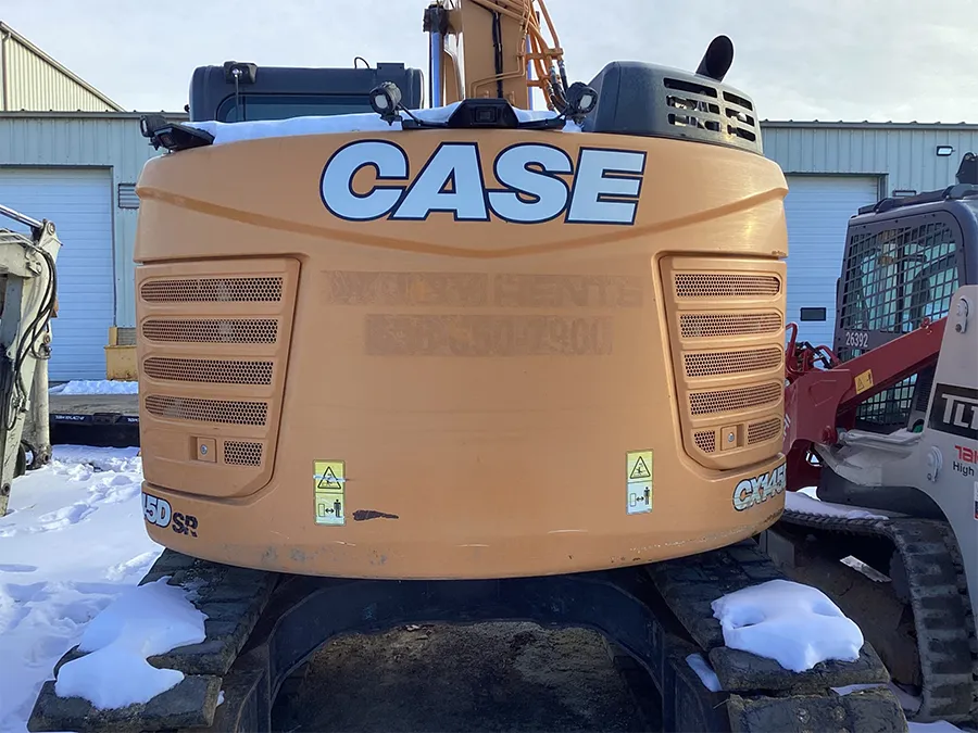 CASE 145D SR Full Size Excavator Back