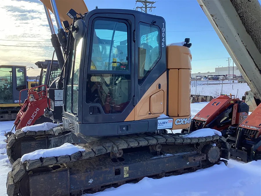 CASE 145D SR Full Size Excavator Cab Front