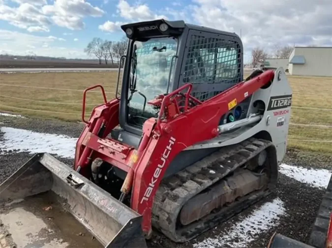 takeuchi track loader tl12r2 front