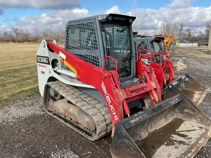 takeuchi track loader tl12r2 front view