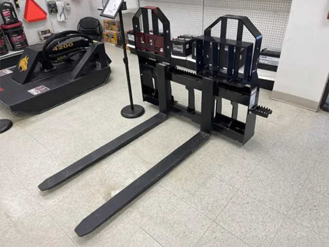 48" Virnig Wide Rail Pallet Forks - PFWT4240