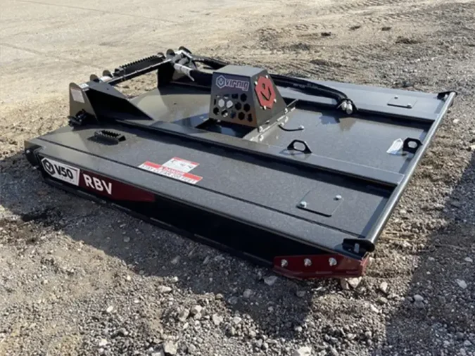 virnig mower and shredder attachment