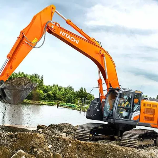 hitachi medium excavator zx345USLC-7h work