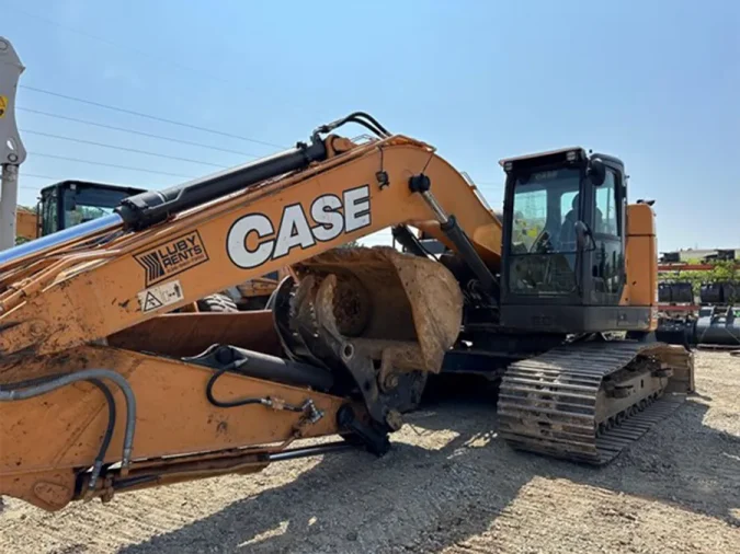 case full size excavator available cx245d sr