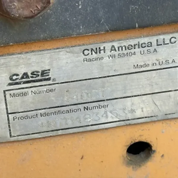 case skid steer 440ct serial
