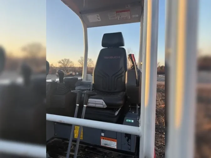 takeuchi compact excavator tb335r seat