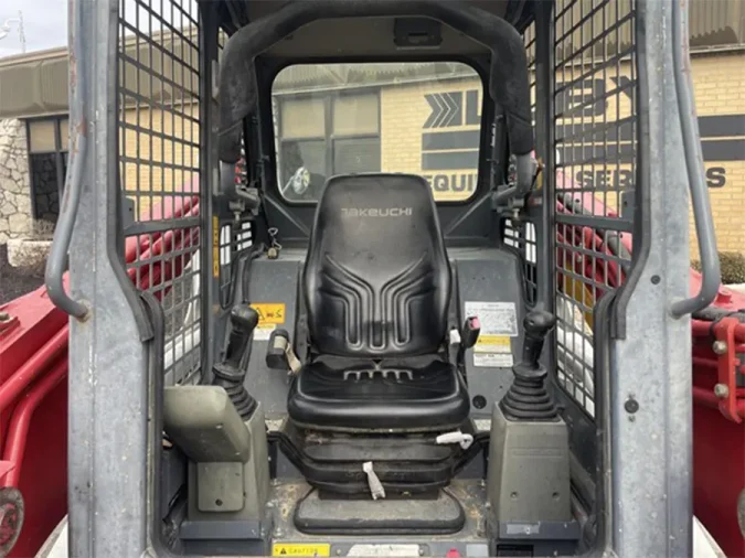 takeuchi compact track loader tl12 2015 cab