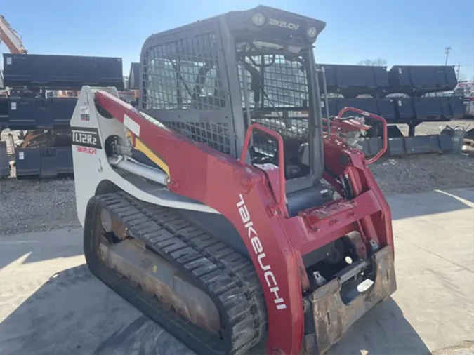 takeuchi track loader compact tl12r2 front side
