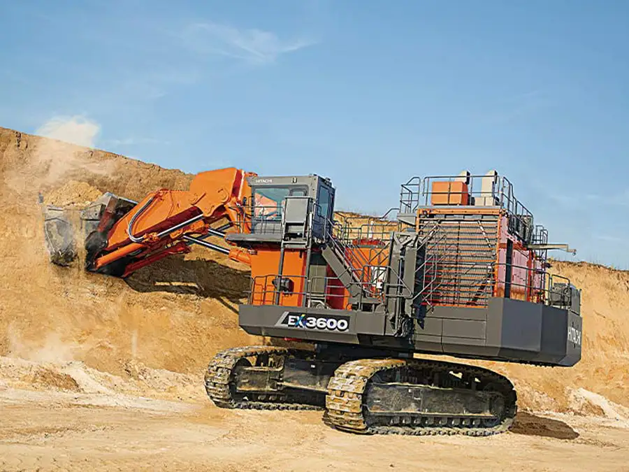 hitachi rock mining excavator