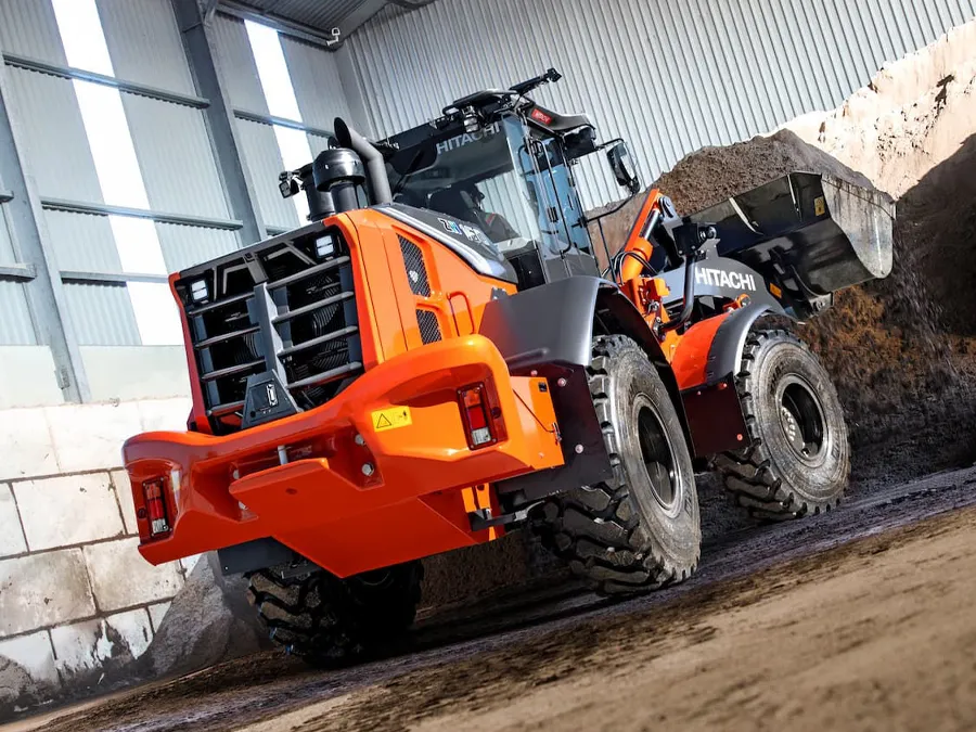 hitachi landcross wheel loader back zw160-7