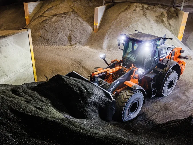 landcros medium excavator work